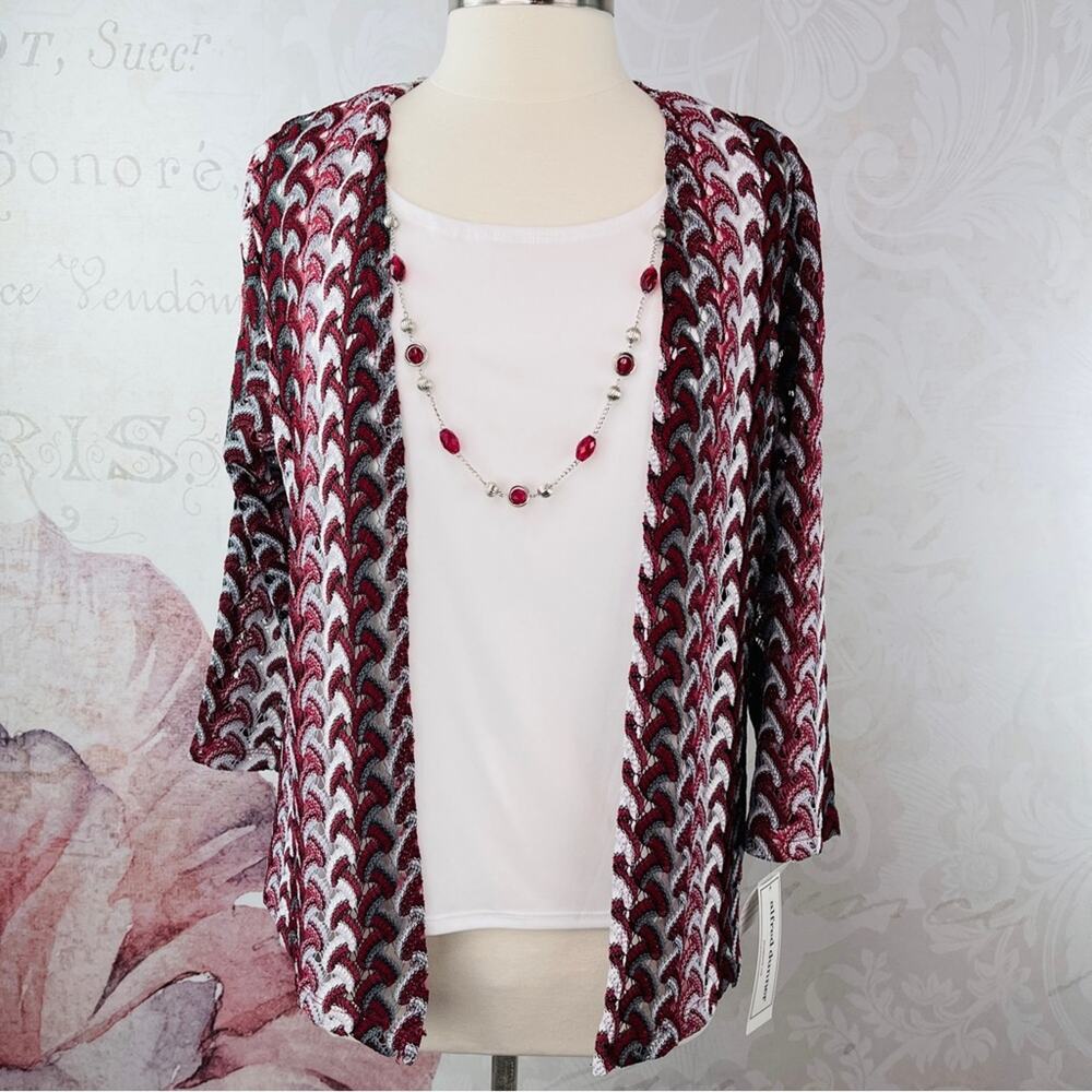 Alfred Dunner NWT blouse with tank and attached jacket Size Small